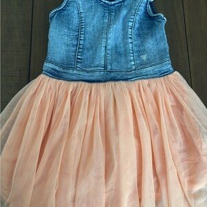 Like New! Girls size 6X Guess Denim dress